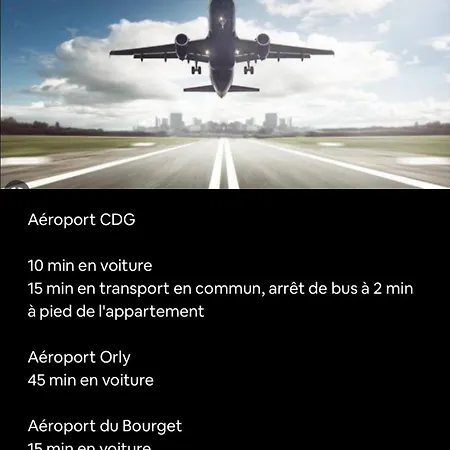 Apartment Paris Roissy Cdg Parc Expo Asterix